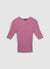 T-shirt maglia a costine