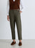 Pantaloni chino con cintura intrecciata