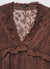 Chemise à imprimé floral avec volants