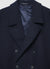 Single-colour double-breasted coat