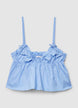 Top con arricciature e fiocchetti - L