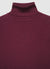 Plain-colour turtleneck jumper