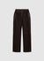 Straight Fit Hose aus geflochtenem Kunstleder