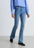 Jeans bootcut a vita media