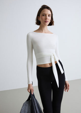 Maglia aderente con fusciacca