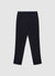 Pantaloni straight lunghi con vita elasticizzata