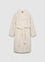 Manteau long en bouclé avec ceinture