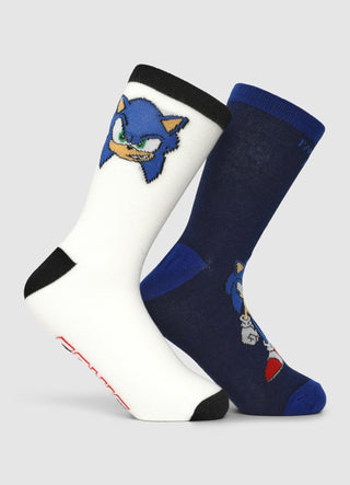 Pack 2 calze con stampa Sonic