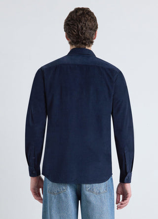 Camicia in velluto a coste regular fit