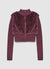Crop-Pullover aus Kunstfell