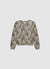 Pyjama set with leopard print top and trousers