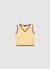 Top with buttons and contrasting trims