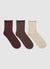 Pack 3 calze effetto luccicante