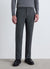 Pantaloni sartoriali a quadri in misto viscosa