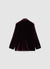 Single-breasted velvet jacket
