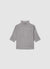 Maglia con collo cratere e maniche a 3/4