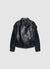 Giubbotto biker con zip asimmetrica