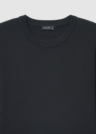 Maglia girocollo a tinta unita
