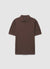 Plain polo shirt with collar and two buttons