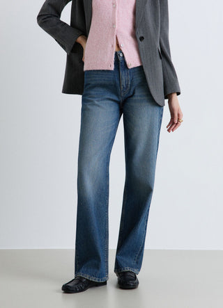 Jeans palazzo wide leg a cinque tasche