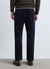 Pantaloni straight con coulisse e vita elasticizzata