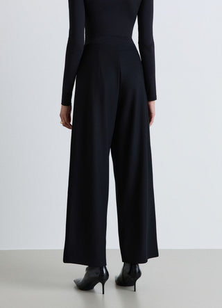 Pantaloni palazzo con cintura