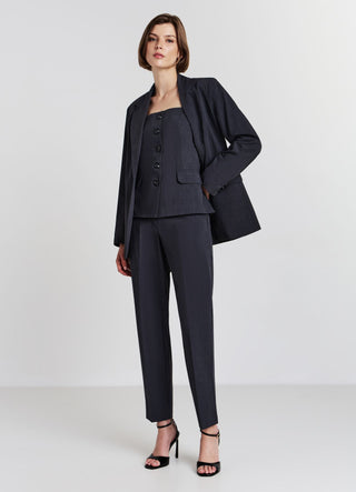 Plain cigarette trousers