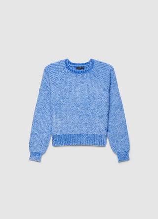 Maglia girocollo con maniche raglan