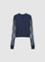 T-shirt con maniche in pizzo