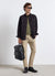 Camicia worker a tinta unita con tasche