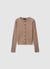 Cardigan a trecce con bottoni