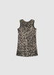Sequin dress with bow at the back - 14+