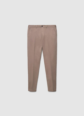 Slim chino trousers with an elasticated waistband