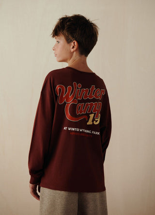 T-shirt over con stampa