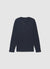 Plain coloured waffle fabric crew neck T-shirt