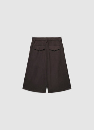 Shorts bermuda con pinces