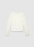 Maglia a trecce con perle