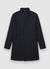 Coat with hidden closure