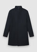 Coat with hidden closure - S