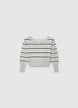 Striped crew neck sweater - 10-11