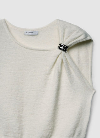 Ärmelloses Top mit Ringdetail