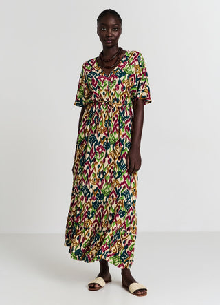 Kimono dress with flounce Calliope Kimono dress with flounce Calliope