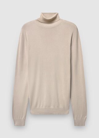 Pull à col roulé uni