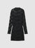 Vestito mini in pizzo a collo alto