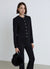 Veste courte sans col avec boutons