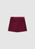 Plain shorts with satin waistband