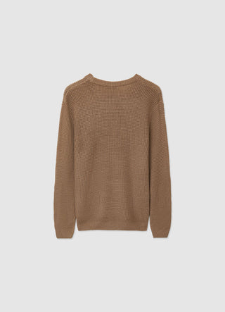 Pull à col rond uni
