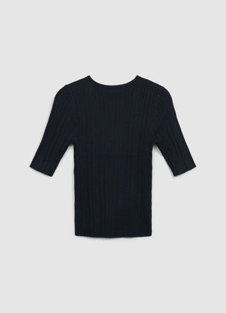 Rippstrick-T-Shirt