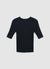 Rippstrick-T-Shirt
