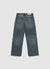 Jeans wide leg con strass